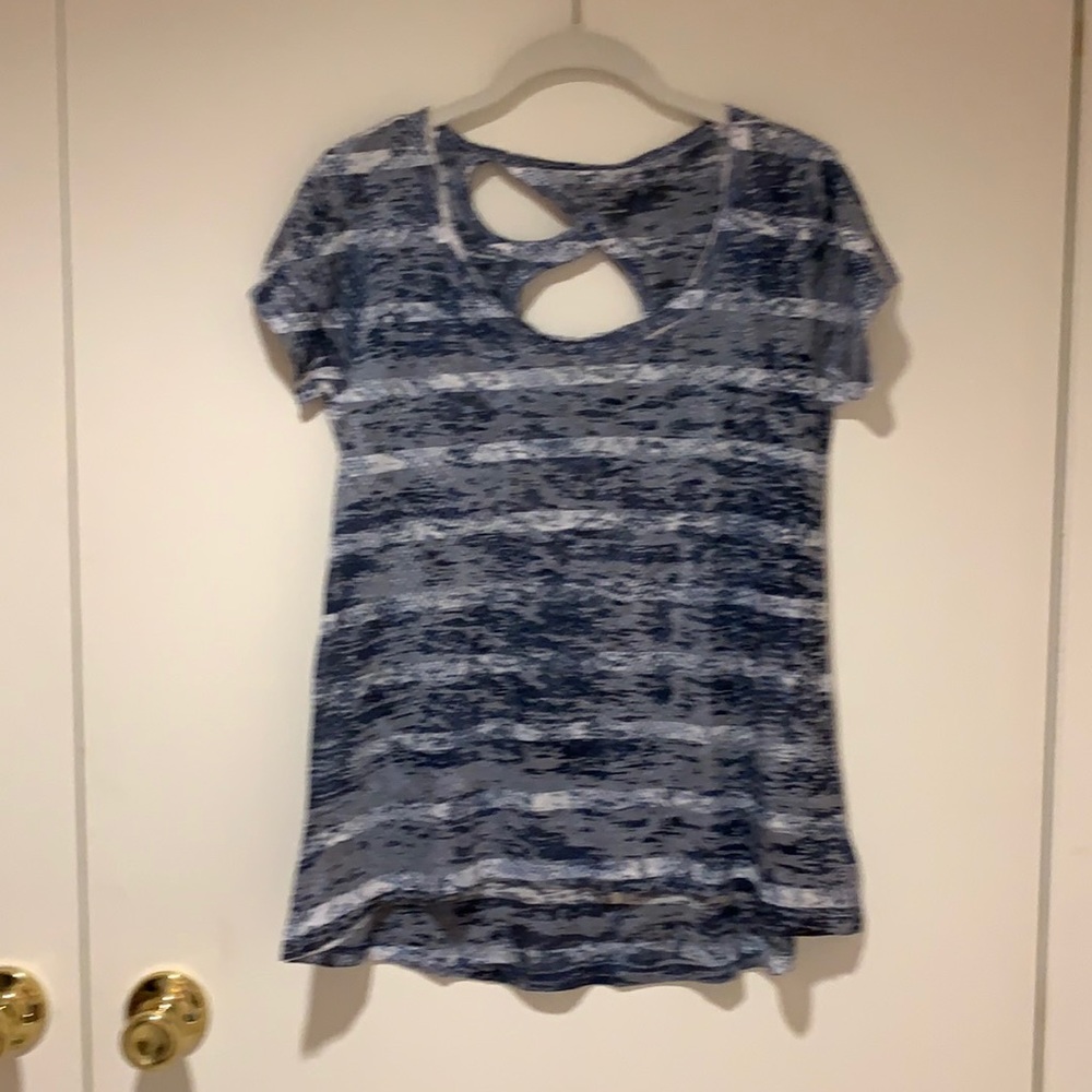 Calvin Klein tee shirt. Navy and white.